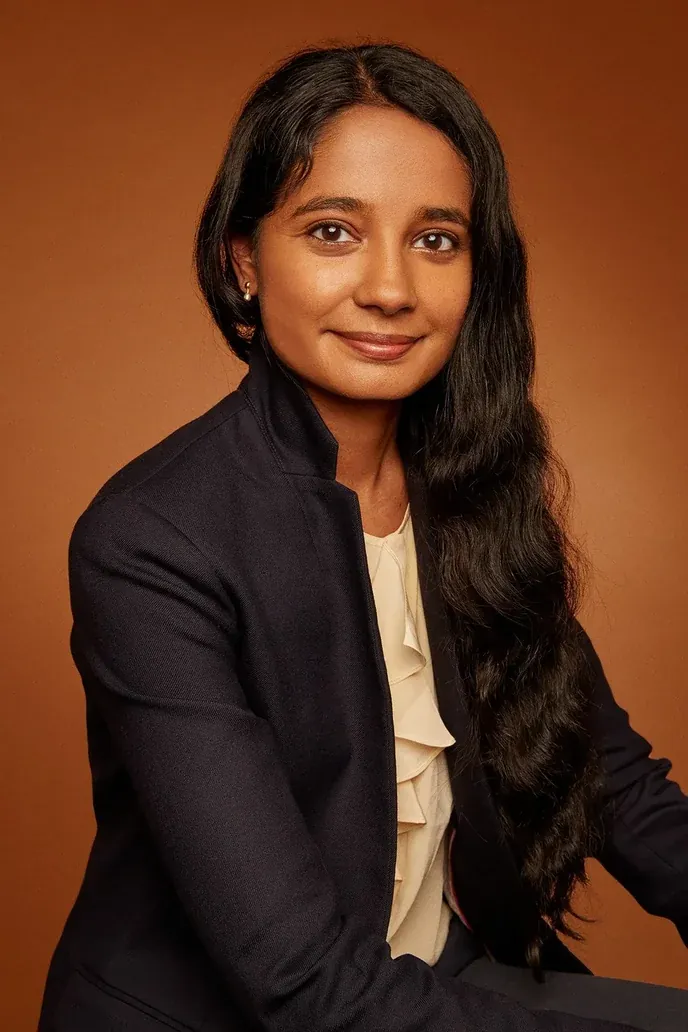 Studio portrait of Priya Raj
